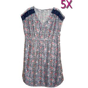 Women's Plus Size Cover Up Animal Print 5X